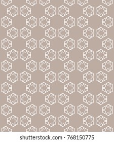 Seamless geometric line pattern in arabian style. Repeating linear texture for wallpaper, packaging, banner, invitation, business card, fabric print.Monochrome graphic background, lace pattern
