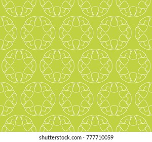Seamless geometric line pattern in arabian style. Repeating linear texture for wallpaper, packaging, banner, invitation, business card, fabric print.Monochrome graphic background, lace pattern