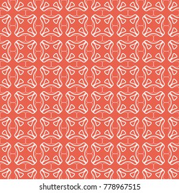 Seamless geometric line pattern in arabian style. Repeating linear texture for wallpaper, packaging, banner, invitation, business card, fabric print.Monochrome graphic background, lace pattern