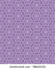 Seamless geometric line pattern in arabian style. Repeating linear texture for wallpaper, packaging, banner, invitation, business card, fabric print.Monochrome graphic background, lace pattern