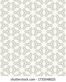 Nahtlose geometrische Linienmuster im arabischen Stil. Wiederholte lineare Textur für Tapete, Verpackung, Banner, Einladung, Visitenkarte, Stoffdruck. Schwarz-Weiß-Grafik, Muster in Spitzen