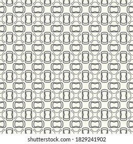 Seamless geometric line pattern in arabic style. Repeating linear texture for wallpaper, packaging, banner, invitation, business card, fabric print. Black and white graphic background, lace pattern