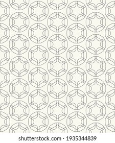 Patrón de línea geométrica sin foco en estilo árabe. Textura lineal repetitiva para papel pintado, embalaje, banner, invitación, tarjeta de visita, impresión de tela. Fondo gráfico negro y blanco, patrón de encaje