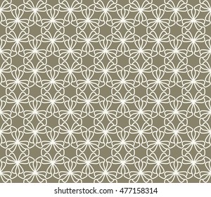 Seamless geometric line pattern. Contemporary graphic design. Endless hexagon texture for wallpaper, pattern fills, web page background. Tribal ethnic  arabic indian ornament. Vector repeating pattern