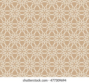 Seamless geometric line pattern. Contemporary graphic design. Endless hexagon texture for wallpaper, pattern fills, web page background. Tribal ethnic arabic indian ornament. Vector repeating pattern