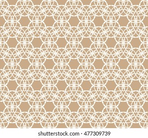 Seamless geometric line pattern. Contemporary graphic design. Endless hexagon texture for wallpaper, pattern fills, web page background. Tribal ethnic arabic indian ornament. Vector repeating pattern