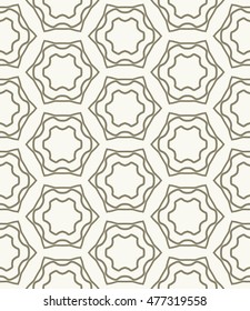 Seamless geometric line pattern. Contemporary graphic design. Endless hexagon texture for wallpaper, pattern fills, web page background. Tribal ethnic arabic indian ornament. Vector repeating pattern