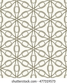 Seamless geometric line pattern. Contemporary graphic design. Endless hexagon texture for wallpaper, pattern fills, web page background. Tribal ethnic arabic indian ornament. Vector repeating pattern