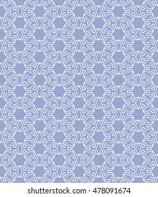 Seamless geometric line pattern. Contemporary graphic design. Endless hexagon texture for wallpaper, pattern fills, web page background. Tribal ethnic arabic indian ornament. Purple, blue and white