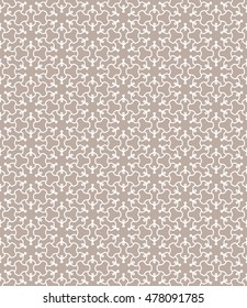 Seamless geometric line pattern. Contemporary graphic design. Endless hexagon texture for wallpaper, pattern fills, web page background. Tribal ethnic arabic indian ornament. Brown, beige and white