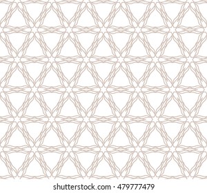 Seamless geometric line pattern. Contemporary graphic design. Endless hexagon texture for wallpaper, pattern fills, web page background. Tribal ethnic arabic indian ornament.