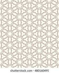 Seamless geometric line pattern. Contemporary graphic design. Endless hexagon texture for wallpaper, pattern fills, web page background. Tribal ethnic arabic indian ornament.