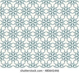 Seamless geometric line pattern. Contemporary graphic design. Endless hexagon texture for wallpaper, pattern fills, web page background. Tribal ethnic arabic indian ornament.