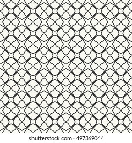 Seamless geometric line pattern. Contemporary graphic design. Endless lace texture for wallpaper, pattern fills, web page line backgrounds. Monochrome geometric ornaments.