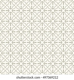 Seamless geometric line pattern. Contemporary graphic design. Endless lace texture for wallpaper, pattern fills, web page line backgrounds. Monochrome geometric ornaments.