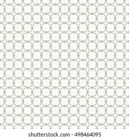 Seamless geometric line pattern. Contemporary graphic design. Endless lace texture for wallpaper, pattern fills, web page line background. Monochrome geometric ornament.