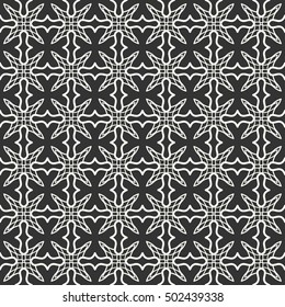 Seamless geometric line pattern. Contemporary graphic design. Endless lace texture for wallpaper, pattern fill, invitation, card, banner, flyer. Seamless linear background with ethnic ornament
