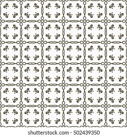 Seamless geometric line pattern. Contemporary graphic design. Endless lace texture for wallpaper, pattern fill, invitation, card, banner, flyer. Seamless linear background with ethnic ornament