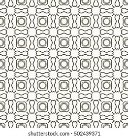 Seamless geometric line pattern. Contemporary graphic design. Endless lace texture for wallpaper, pattern fill, invitation, card, banner, flyer. Seamless linear background with ethnic ornament