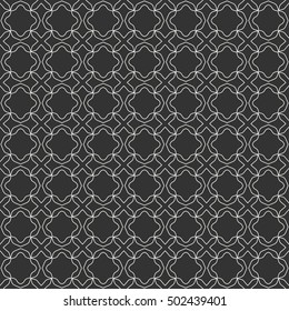 Seamless geometric line pattern. Contemporary graphic design. Endless lace texture for wallpaper, pattern fill, invitation, card, banner, flyer. Seamless linear background with ethnic ornament