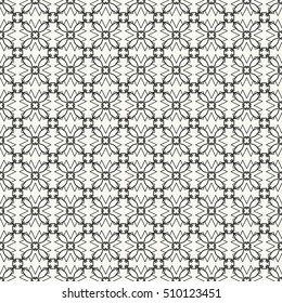 Seamless geometric line pattern. Contemporary graphic design. Endless graphic lace texture for wallpaper, pattern fills, web page line backgrounds. Monochrome geometric ornaments.