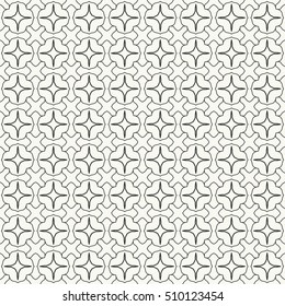 Seamless geometric line pattern. Contemporary graphic design. Endless graphic lace texture for wallpaper, pattern fills, web page line backgrounds. Monochrome geometric ornaments.