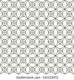 Seamless geometric line pattern. Contemporary graphic design. Endless graphic lace texture for wallpaper, pattern fills, web page line backgrounds. Monochrome geometric ornaments.