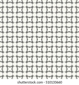 Seamless geometric line pattern. Contemporary graphic design. Endless lace texture for wallpaper, pattern fills, web page line backgrounds. Monochrome geometric ornaments.