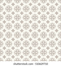 Seamless geometric line pattern. Contemporary graphic design. Endless lace texture for wallpaper, pattern fills, web page line backgrounds. Monochrome geometric ornaments.