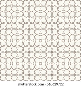 Seamless geometric line pattern. Contemporary graphic design. Endless lace texture for wallpaper, pattern fills, web page line backgrounds. Monochrome geometric ornaments.