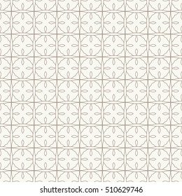 Seamless geometric line pattern. Contemporary graphic design. Endless lace texture for wallpaper, pattern fills, web page line backgrounds. Monochrome geometric ornaments.
