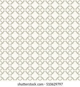 Seamless geometric line pattern. Contemporary graphic design. Endless lace texture for wallpaper, pattern fills, web page line backgrounds. Monochrome geometric ornaments.