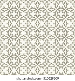 Seamless geometric line pattern. Contemporary graphic design. Endless lace texture for wallpaper, pattern fills, web page line backgrounds. Monochrome geometric ornaments.