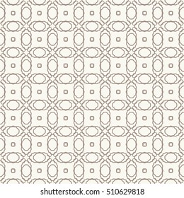 Seamless geometric line pattern. Contemporary graphic design. Endless lace texture for wallpaper, pattern fills, web page line backgrounds. Monochrome geometric ornaments.