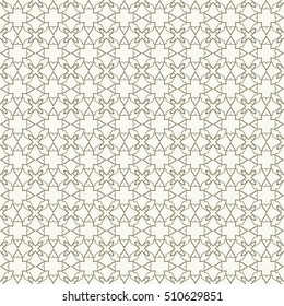 Seamless geometric line pattern. Contemporary graphic design. Endless lace texture for wallpaper, pattern fills, web page line backgrounds. Monochrome geometric ornaments.