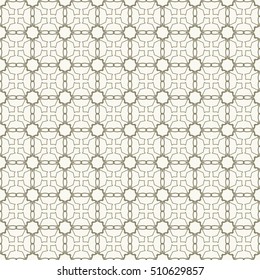 Seamless geometric line pattern. Contemporary graphic design. Endless lace texture for wallpaper, pattern fills, web page line backgrounds. Monochrome geometric ornaments.