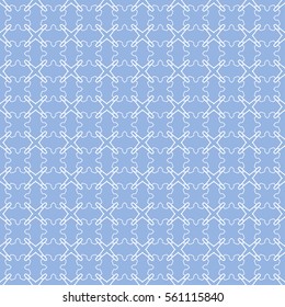 Seamless geometric line pattern. Contemporary graphic design. Endless lace texture for wallpaper, pattern fills, web page line backgrounds. Monochrome color geometric ornaments.