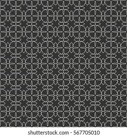 Seamless geometric line pattern. Contemporary graphic design. Endless linear texture for wallpaper, pattern fills, web page line background. Black and white geometric ornament