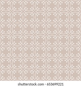Seamless geometric line pattern. Contemporary graphic design. Endless lace texture for wallpaper, pattern fills, invitation card, web page line backgrounds. Monochrome geometric ornament
