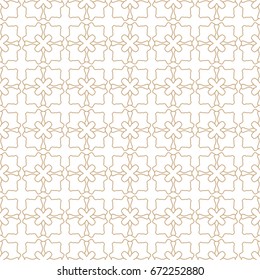 Seamless geometric line pattern. Contemporary graphic design. Endless linear texture for wallpaper, pattern fill, invitation card, web page line background. Monochrome geometric ornament