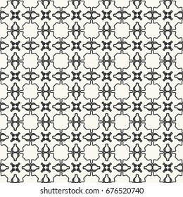 Seamless geometric line pattern. Contemporary graphic design. Endless linear texture for wallpaper, pattern fills, web page line background. Monochrome geometric ornament