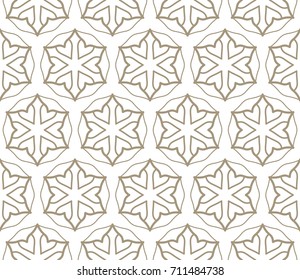 Seamless geometric line pattern. Contemporary graphic design. Endless linear texture for wallpaper, pattern fill, invitation card, web page line background. Monochrome geometric ornament