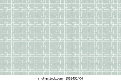 Seamless geometric line pattern, design for packaging in linear style. Interlacing texture for wallpaper, banners, invitations, business cards, fabric print. Interweaving gray white lacy background.