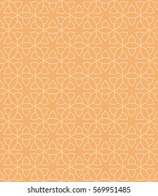 Seamless geometric line pattern, design for packaging in trendy linear style. Endless hexagonal texture for wallpaper, banners, invitations, business cards, fabric print. Colorful graphic background