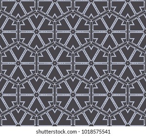 Seamless geometric line pattern in fashion style. for wallpaper, packaging, business card, fabric print.