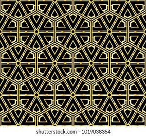 Seamless geometric line pattern in fashion style. for wallpaper, packaging, business card, fabric print.