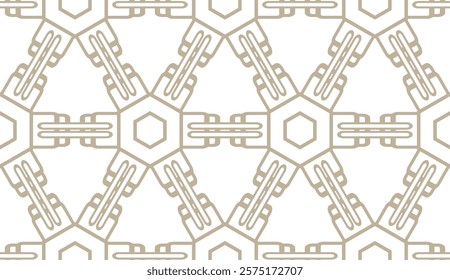 Seamless geometric line pattern in fashion style. for wallpaper, packaging, business card, fabric print.