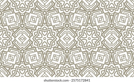 Seamless geometric line pattern in fashion style. for wallpaper, packaging, business card, fabric print.