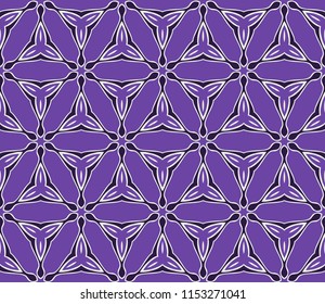 Seamless geometric line pattern in floral style, ethnic ornament. texture for wallpaper, banners, invitation cards.