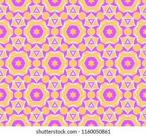 Seamless geometric line pattern in floral style, ethnic ornament. texture for wallpaper, banners, invitation cards.